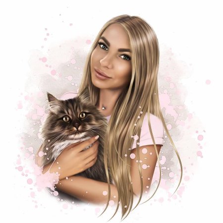 Девушка иллюстрация