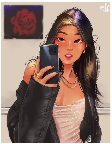 Девушка иллюстрация