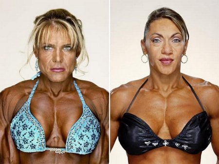 Бодибилдерши в обычной жизни