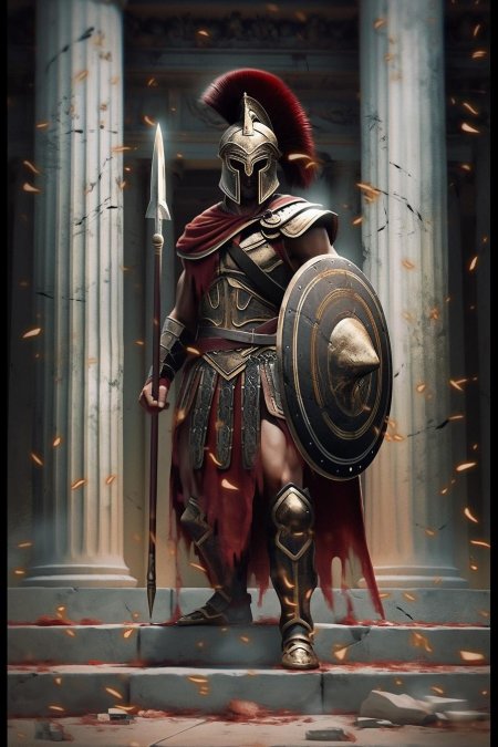 Spartan warrior