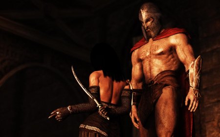 Скайрим мод броня гладиатора