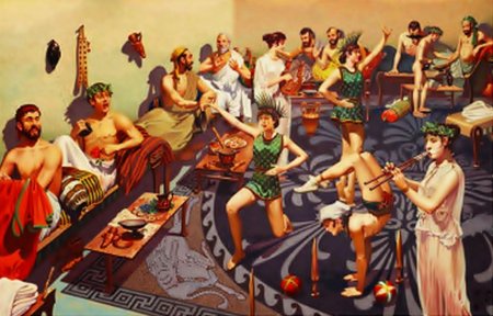 Древняя греция пир симпосий