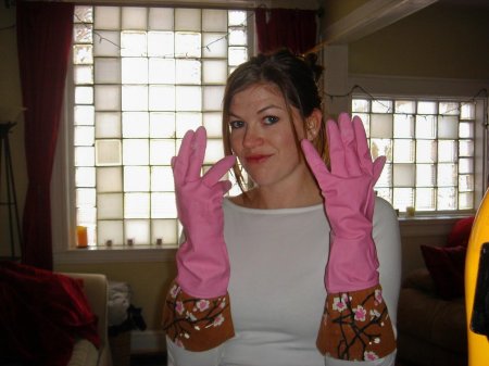 Перчатки домохозяйские