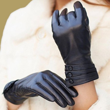 Женские кожаные перчатки