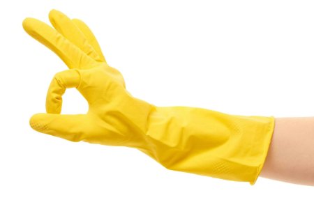 Хозяйственные резиновые перчатки