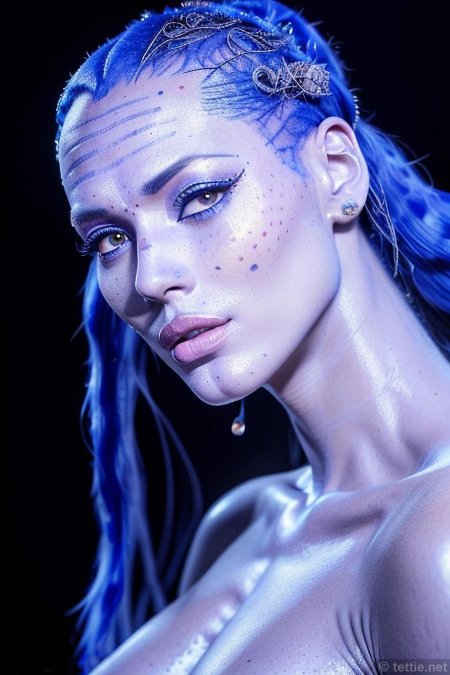 Красивая инопланетянка