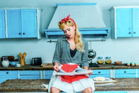 Фотосессия в стиле домохозяйки