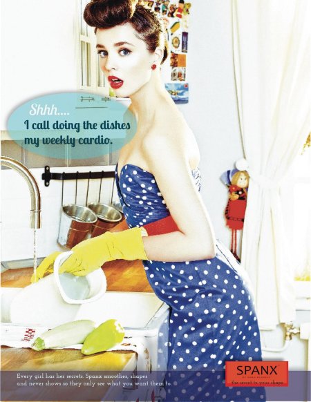 Домохозяйка в стиле ретро