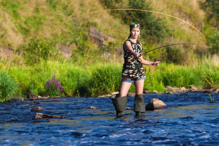 Рыбалка девушка