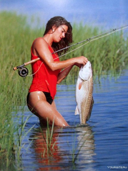 Рыбалка девушка