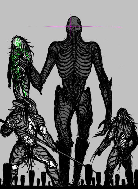 Чужие против хищника