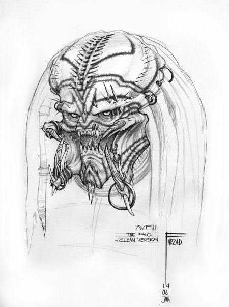 Хищник концепт арт avp