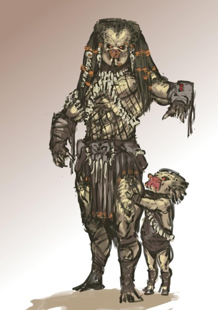 Самка хищника