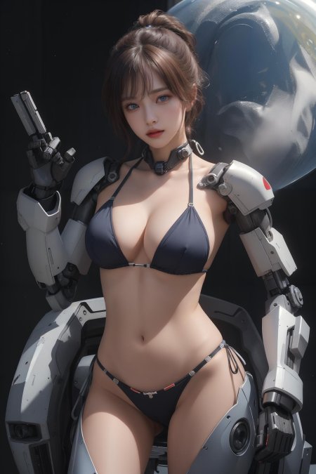 Девушка робот красивая фигура
