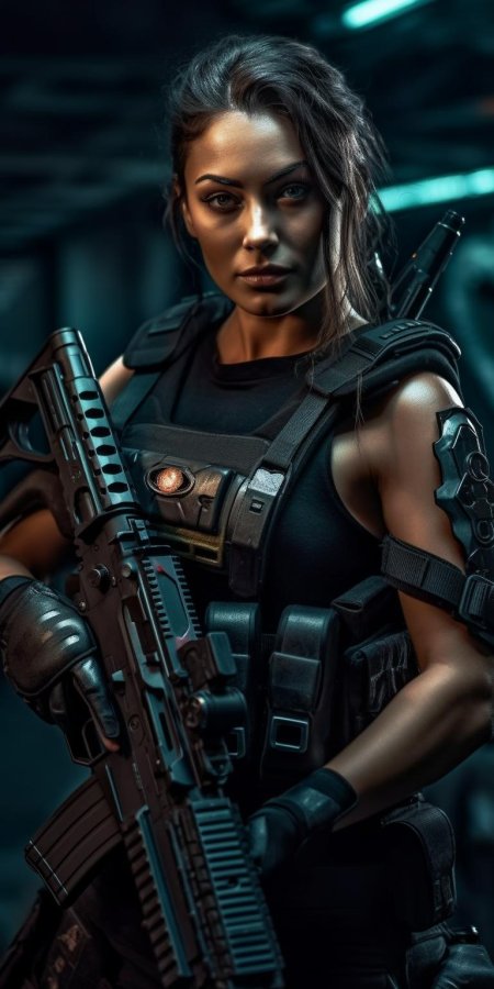 Девушка снайпер