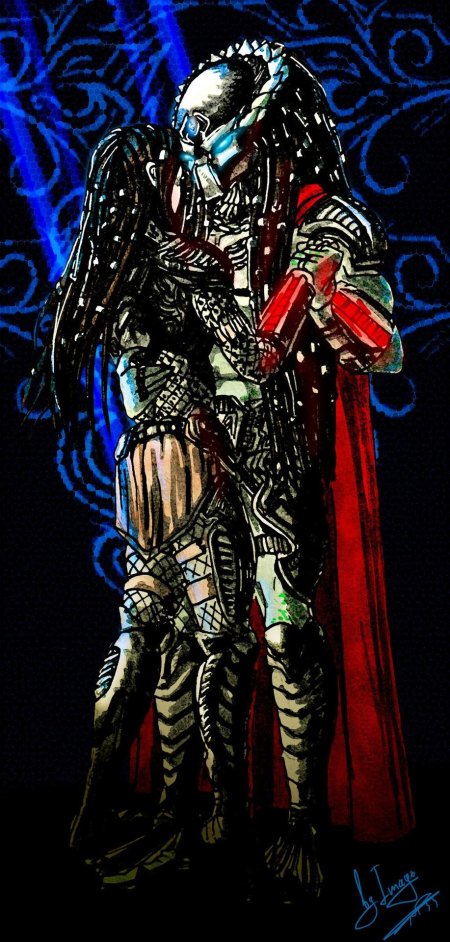 Хищник скар против чужого