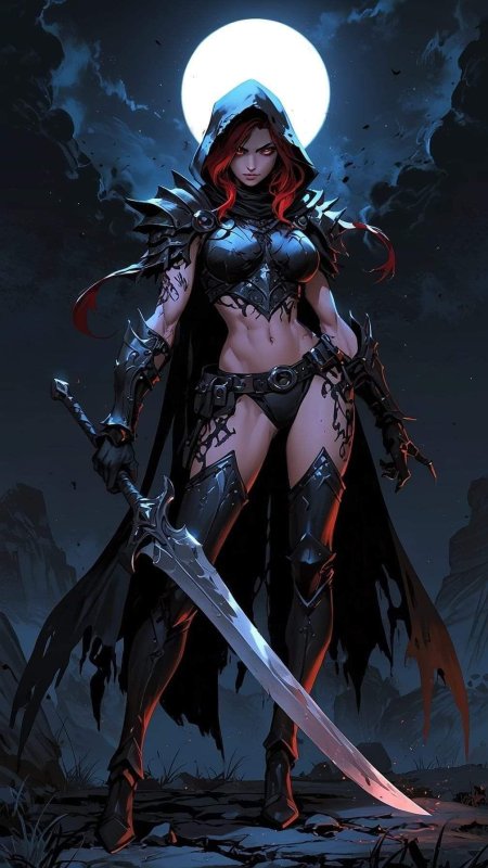 Воительница фэнтези