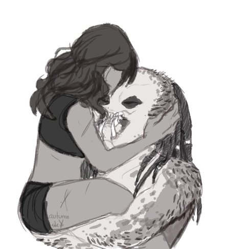 Хищник скар и алекса вудс арт