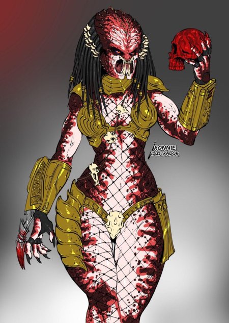 Хищник яутжа самка