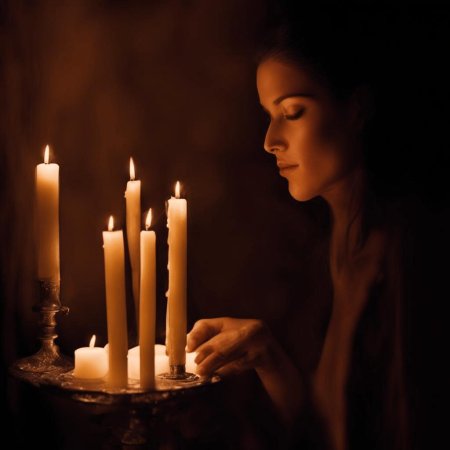 Человек со свечой