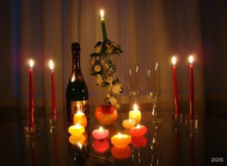 Романтический вечер при свечах