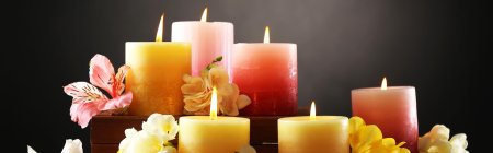Цветы и свечи
