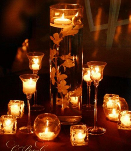 Свечи для романтического вечера