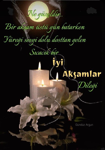 Доброй ночи со свечами