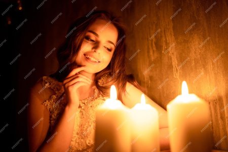 Фотосессия со свечами