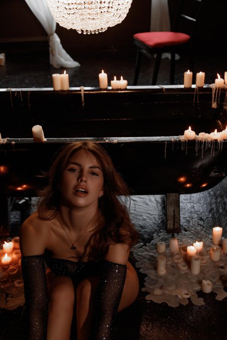 Фотосессия со свечами