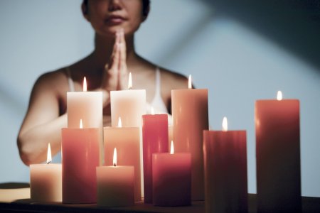 Свеча для медитации