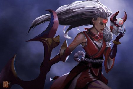 Акали кровавая луна