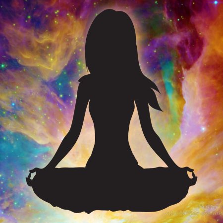 Девушка медитация