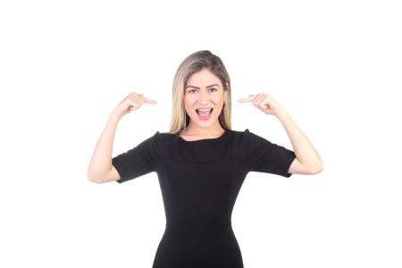 Уверенная женщина