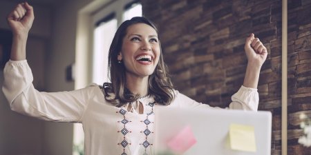 Счастливая женщина