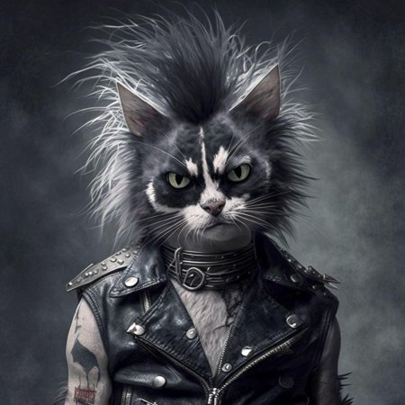 Котик рокер