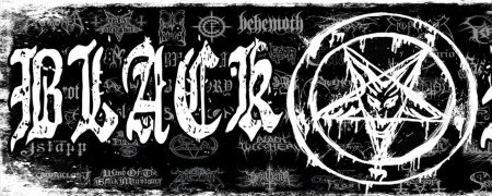 Блэк металл группы лого