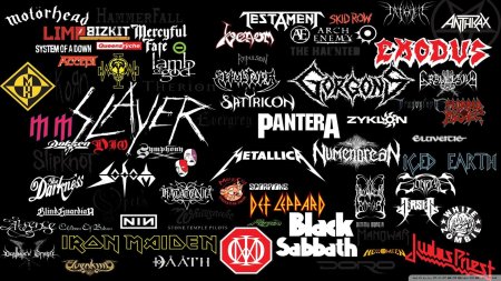 Рок группы логотипы