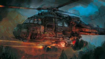 Вертолет арт