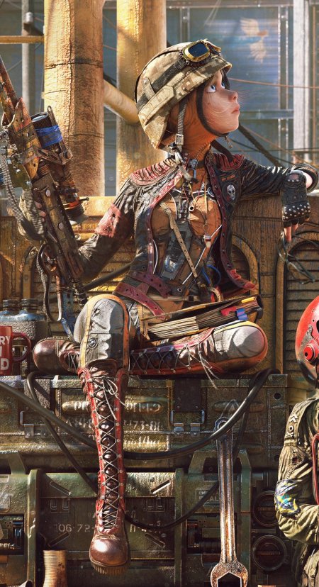 Киберпанк робот