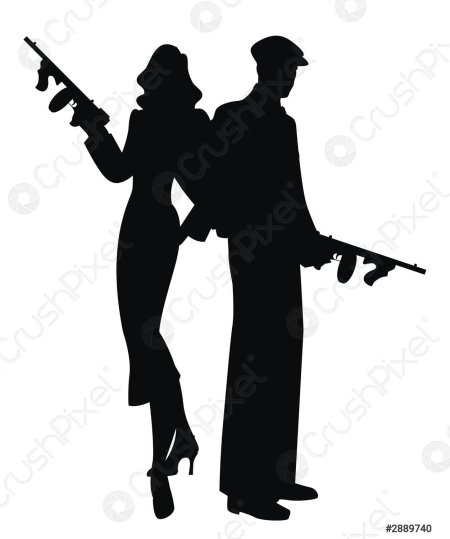 Фотосессия в стиле гангстеров