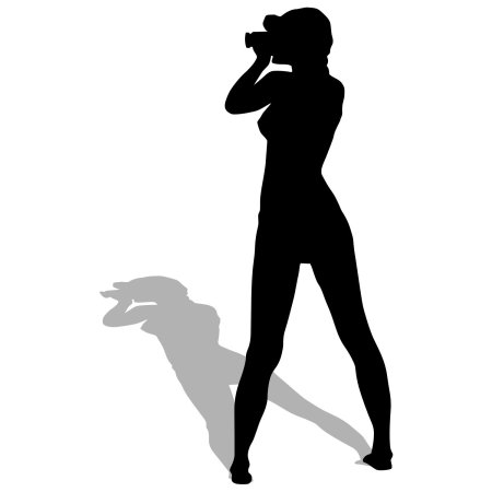 Силуэт девушек