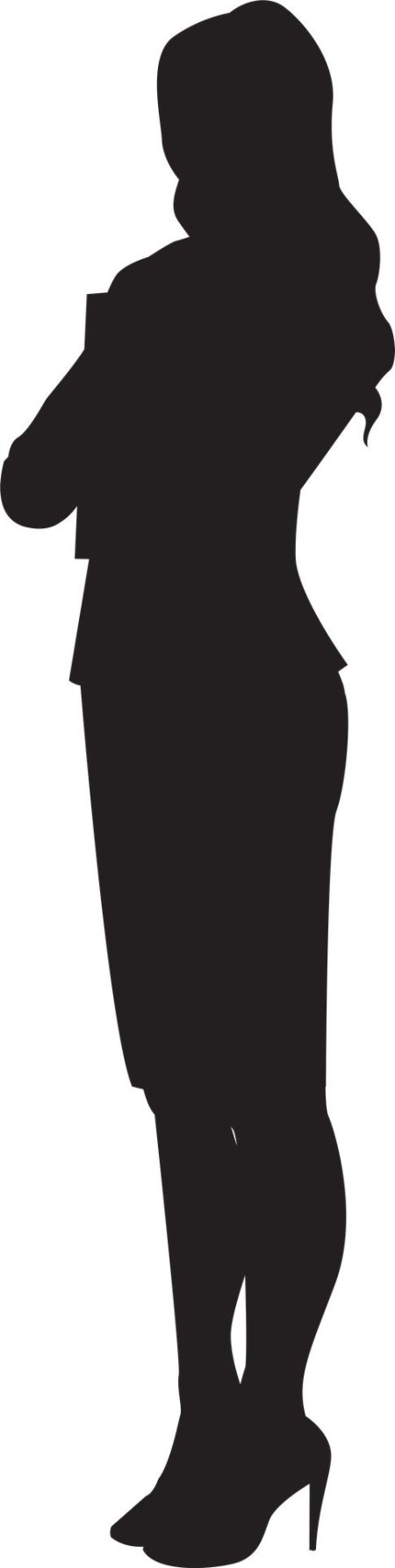 Силуэт женщина