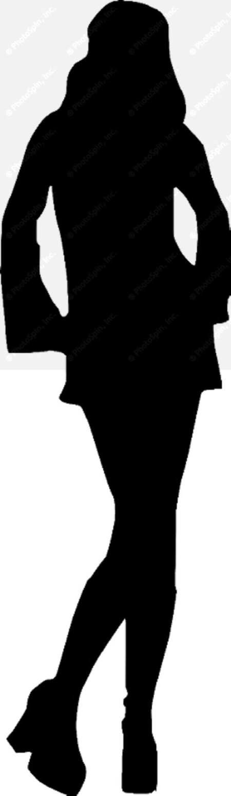 Силуэт деловой женщины