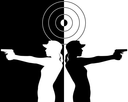 Мишень силуэт для стрельбы