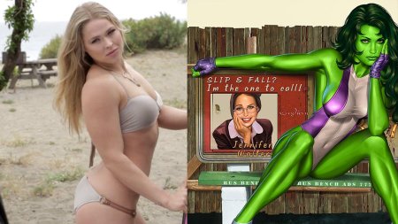 Женщина халк голая