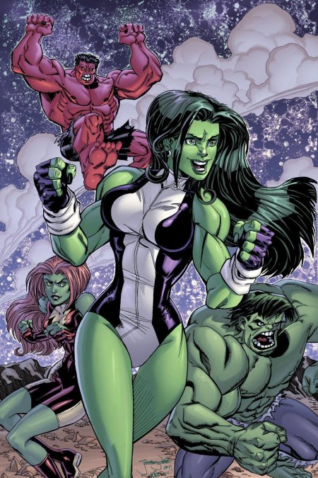 Халк и женщина