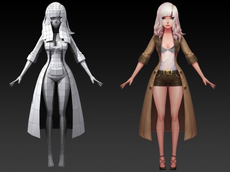 Моделька персонажа