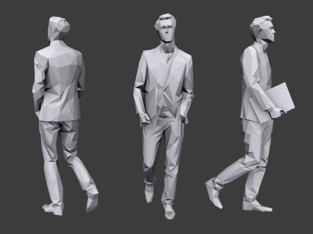 Д модель человека