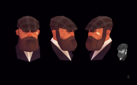 Low poly head